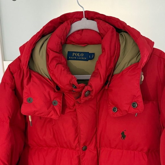 Polo by Ralph Lauren Vibrant Red Puffer Jacket - Picture 4 of 12